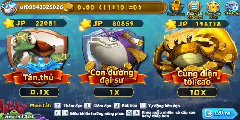 Fishermen Gold cho game thủ có cảm giác chơi thật náo nhiệt dưới đáy đại dương